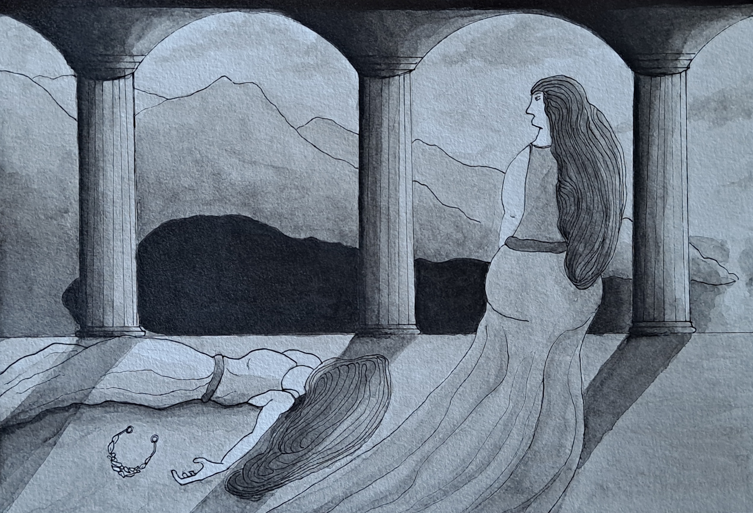 Medea and Glauce, by Exterior Selves